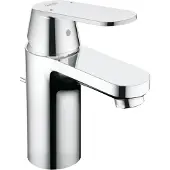 GROHE Eurosmart Cosmopolitan Wastafelkraan - Lage uitloop - Met trek-waste - Chroom - Waterbesparend