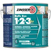 Zinsser Bulls Eye 1-2-3 Plus - Primer - Wit - 2,5L