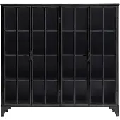 Nordal A/S DOWNTOWN kast, 4 deuren, zwart
