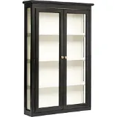 Nordal A/S CLASSIC wandkast, dubbel, zwart