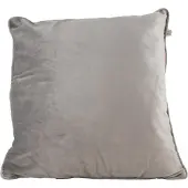 Dutch decor FINN - Sierkussen 45x45 cm - velvet - effen kleur - taupe - Inclusief binnenkussen