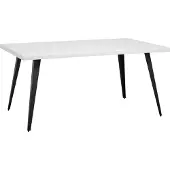 Nordal A/S BLANCA tafel - wit glanzend visgraat, S
