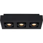 Lucide Plafondspot Xirax 3 x 5W zwart