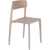 White Label Stoel Clive Light Brown