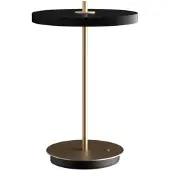 UMAGE LED-tafellamp Asteria Move, dimbaar, messing / goud, Woon-/ Eetkamer, metaal, Design, LED tafellamp