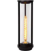 Lucide Sokkellamp buiten Cadix, zwart, Aluminium, Sokkellamp