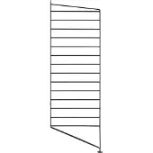 String vloerpaneel zwart, 115x30 cm, 1-pack