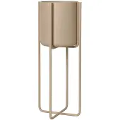 Blomus Kena pot op poten S h55 cm Ø22 cm Nomad (beige)