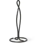 Ferm Living Keukenrolhouder Curvature Black Brass