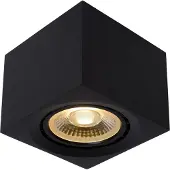 Lucide Plafondspot Fedler GU10 ES111 zwart