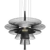 Forestier Hanglampe , Gravity 1, Zwart, Keuken, Metaal, Designer