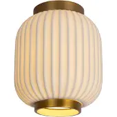 Lucide Design plafondlamp Gosse goud met wit