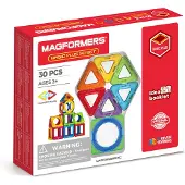 Magformers Basic Plus Set- bouwset 30 stuks- magnetisch speelgoed- speelgoed 3,4,5,6,7 jaar jongens en meisjes– Montessori speelgoed- educatief speelgoed- constructie speelgoed