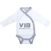 Vib Romper Vib Very Important Baby Grijs 0-3M