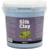 Silk Clay , neon blauw, 650 gr