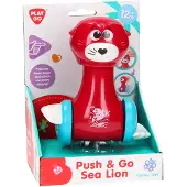 Playgo Play push & go zeeleeuw speelgoed - kleurrijke dieren speelfiguur.