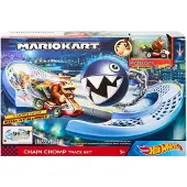 Hot Wheels Mario Kart Kettenhund-tracksset, inclusief 1 speelgoedauto