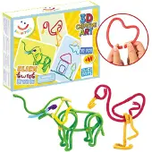 Clics Toys 70stuks set- flexibele bouwstaafjes- speelgoed 4,5,6,7,8 jaar jongens en meisjes- knutselen meisjes jongens- constructie speelgoed- Montessori speelgoed- educatief speelgoed