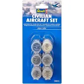 Revell Hobbyverf Acrylverf - Aqua 39072 Civilian Aircraft - Acryl Set Verf set - 6x 5 ml
