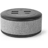 Nedis Fabric Desktop Family Charger FSCSPD100GY Zwart/Grijs