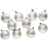 Disney Frozen Christmas Balls 6 Cm Pack 10 Frozen Ii Memories Veelkleurig