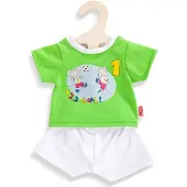 Heless poppenkleding bijenjurk 2-delig blauw/wit 28-35 cm