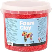 Foam Clay , 560 gr, rood