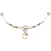Heimess Houten Kinderwagenketting met Clip Ster