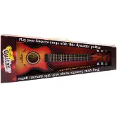 Techwo Gitaar 60 cm - 6 metalen snaren - Kunststof