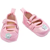 Heless Poppenballerina's met Flexibele Veters - Roze, 38-45 cm