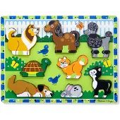 Melissa & Doug Puzzel Hout - Huisdieren