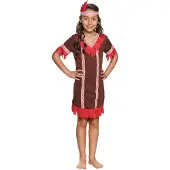 Boland Verkleedkleding COSTUME ENFANT INDIENNE FOX KITTEN kind 4 / 6 jaar