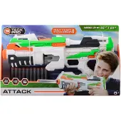 Tack Pro geweer Attack junior 45 cm wit 11-delig