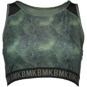 MKBM Printed Crop Top Snake Army XS