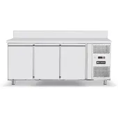 Hendi Koelwerkbank Hendi, RVS, 3 deurs, spatrand, 180(b)x85(h)x70(d), 230V/300W