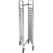 Hendi Regaalwagen compacte opslag - 15 x GN 1/1, RVS, 55(b)x38(d)x170(h)cm, 810606
