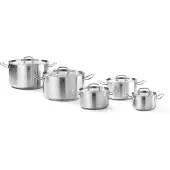 Hendi Kookpan RVS Ø24cm 6L Inductie Zilver zilver RVS Pan