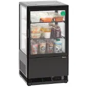 Bartscher Mini-koelvitrine 58L-SW Bartscher, 47,5x43,2x88,8(h)cm, 230V/180W