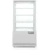 Hendi Koelvitrinekast 68L, RVS, 40,6(b)x45,2(d)x89,1(h)cm, 233634