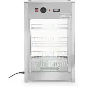 Hendi Warmhoudvitrine 800W, Warmhoudplaat, Zilver