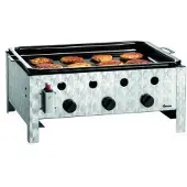 Bartscher Gas-tafelbraadgrill TB1000PF, Bartscher, 58(D) x 72(B) x 25,8(H), Vloeibaargas/10kW