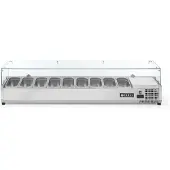 Hendi Koelvitrine | RVS | 9x GN 1/4 150 mm