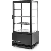 Hendi Koelvitrinekast 78L, RVS, 40,6(b)x45,2(d)x96,6(h)cm, 233658