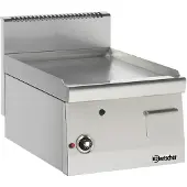 Bartscher Bakplaat Bartscher, gas, glad verchroomd, tafelmodel, 40(b)x29(h)x60(d), 4.6kW