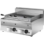 Bartscher Lavasteengrill Bartscher gas, CNS, snackbar, tafelmodel, 80(b)x30(h)x65(d), 14kW