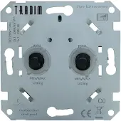 Tradim LED Dimmer DUO inbouw - 1-100W - Fase afsnijding