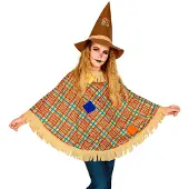Widmann Scarecrow Hat Costume Veelkleurig