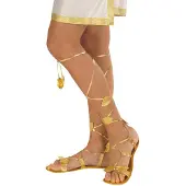 Finidi Sandalen in goud carnaval