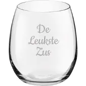 Royal Leerdam Gegraveerde Drinkglas 39cl De Leukste Zus