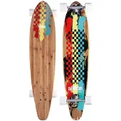 Nijdam Longboard Nijdam 42" Kicktail Bamboo Rasta